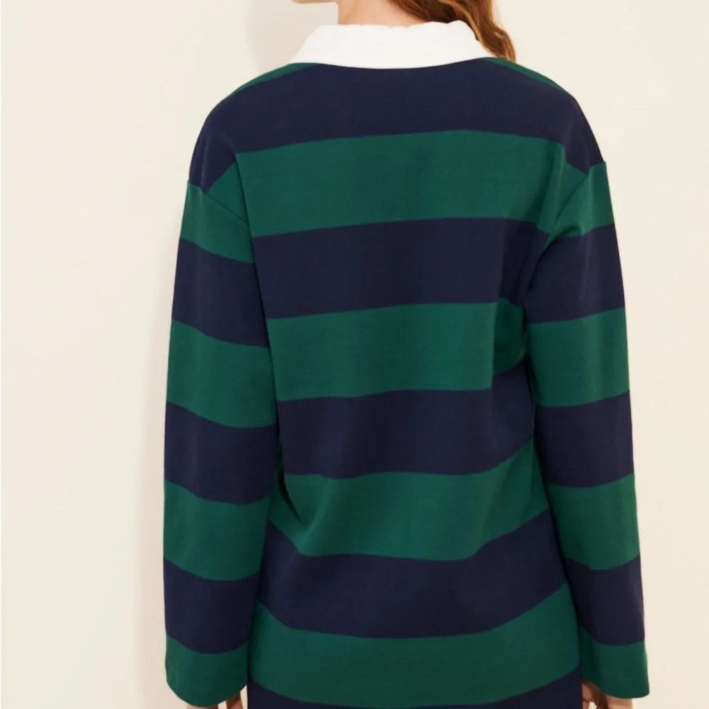 Anthropologie Rugby Stripe Mini Dress - Picture 7 of 7